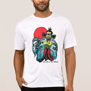 Reflexões da camisa de treino