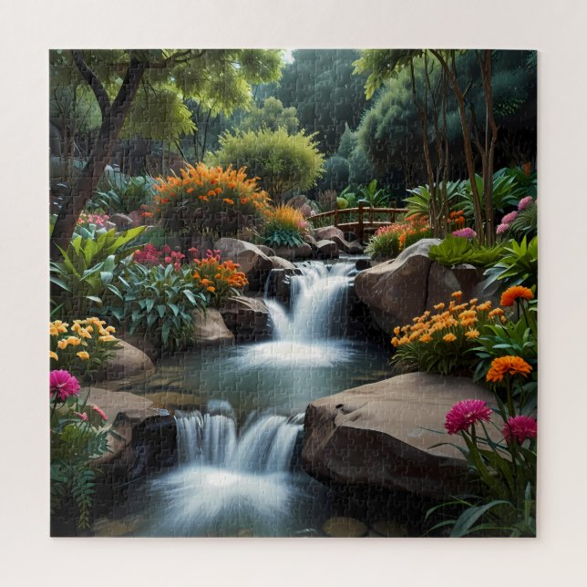 Reflexões da Natureza: Um Quebra-cabeça Cênico (Vertical)