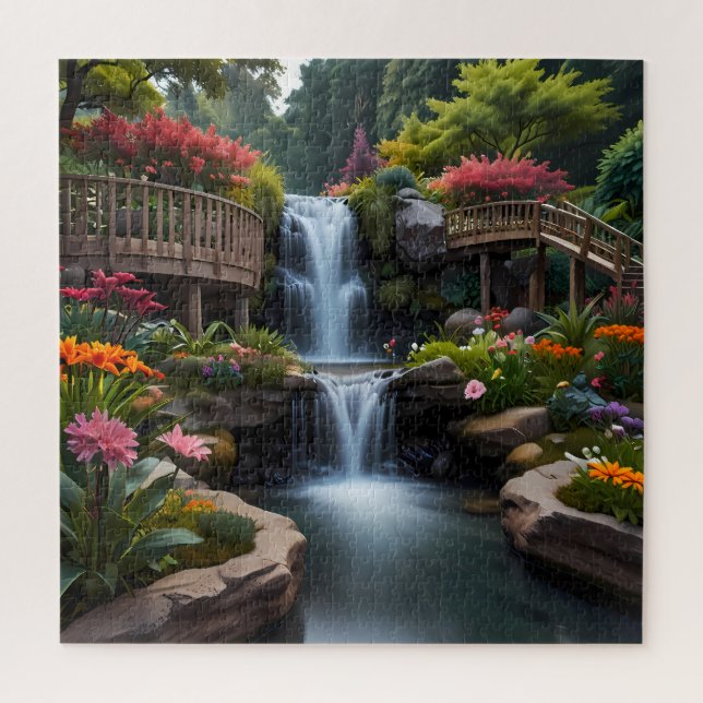 Reflexões da Natureza: Um Quebra-cabeça Cênico (Vertical)