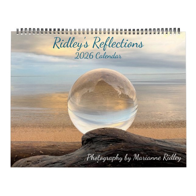 Reflexões de Ridley Calendário 2026 (Capa)