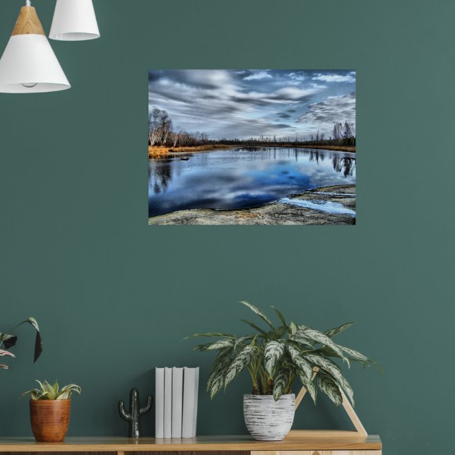 Reflexões do outono - Impressão (Sala de Estar 1)