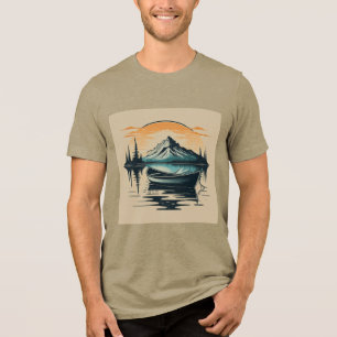 Reflexões Serenes: Cena Tranquil em Lago Tee