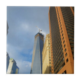 Reflexos de arranha-céus de Nova York