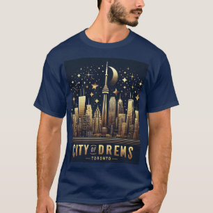 Reflexos Dourados - Camiseta da Cidade de Toronto