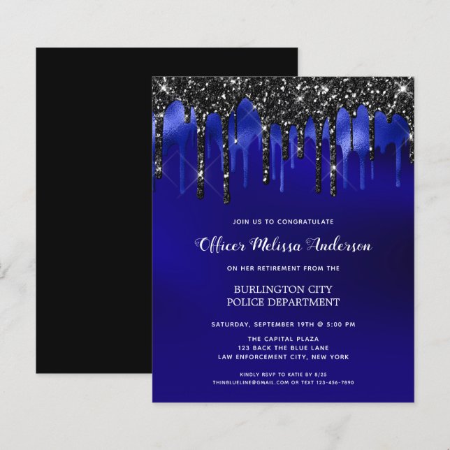 Reforma da Polícia de Polícia Elegante do Orçament (Frente/Verso)