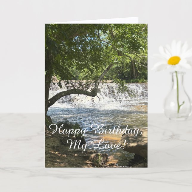 Refrescando, Feliz Aniversário Meu Amor, Cartão (Planta pequena)