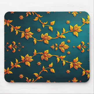 Regal Golden Vine Mouse Pad