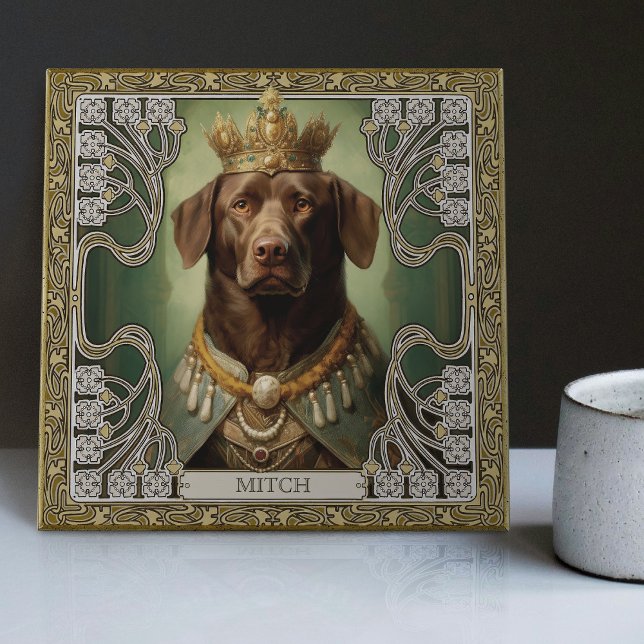 Regal Labrador Art Deco Trabalho de arte personali (Criador carregado)