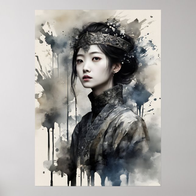 Regal Portrait of a Young woman Poster (Frente)