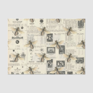 Regal Queen Bee em Papel Francês Vintage