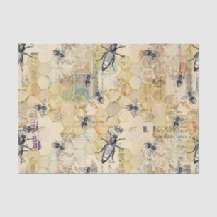 Regal Queen Bee/Hive Em Papel Postal Francês