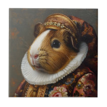Regal Renaissance Guiné Pig Retrato