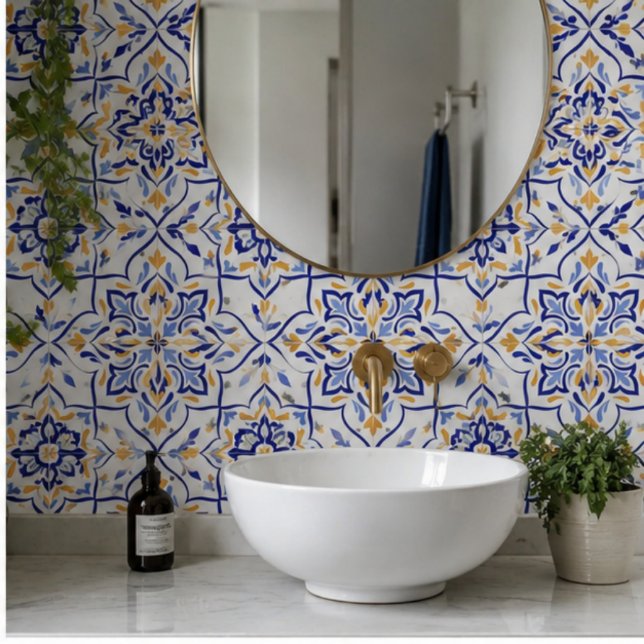 Regal Symphony Blue and Gold Luxury Mediterranean (Criador carregado)