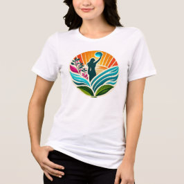 Regar V-Neck Empoderando a Humanidade