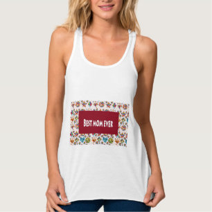 Regata A camisola de alças de Flowy Racerback da VENDA