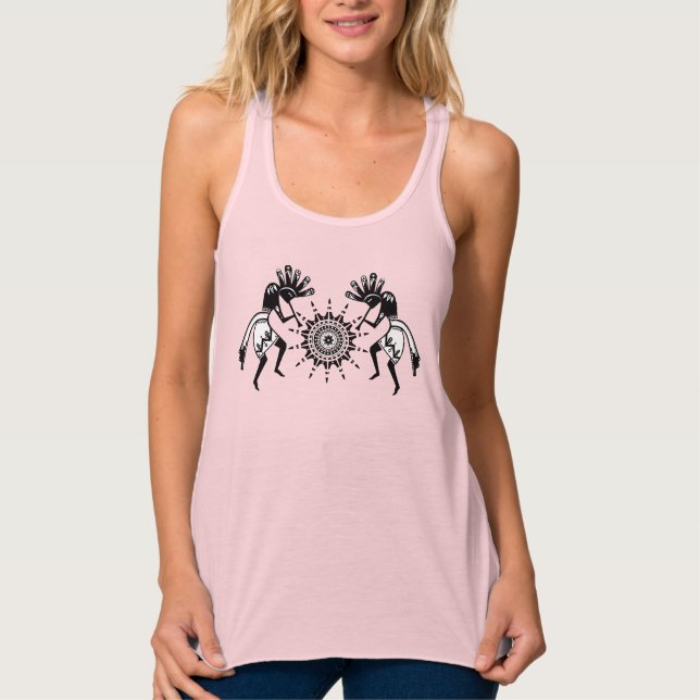 Regata Americanos nativos - Sun Dancing Kokopelli 1 (Frente)