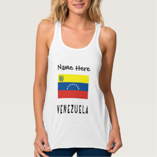 Regata Bandeira da Venezuela Nome Personalizado Venezuela