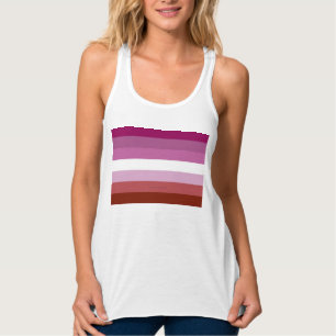 Regata bandeira do orgulho lésbico feminino da SlipperyJo