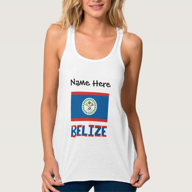 Regata Bandeira Personalizada de Belize  (Frente)