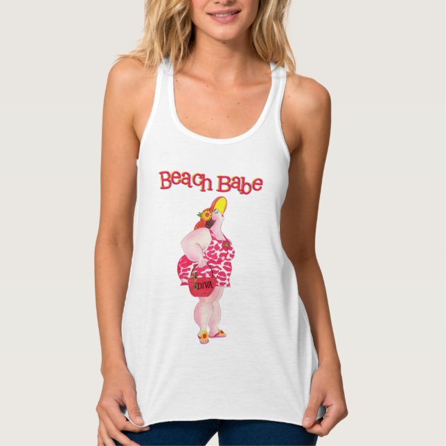 Regata Beach Babe T-Shirt (Frente)