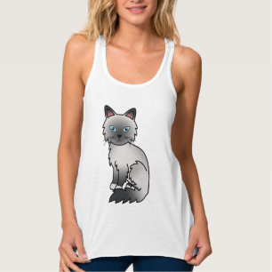 Regata Birman de Ponto Azul / Gato de Cartoon de Ragdoll