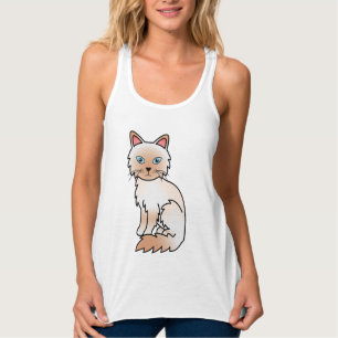Regata Birman de Ponto Vermelho/Gato de Cartoon de Ragdol