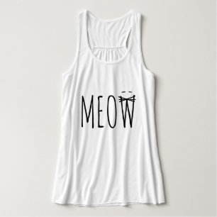 Regata Blusas femininas com costas raciais fluidas - Meow