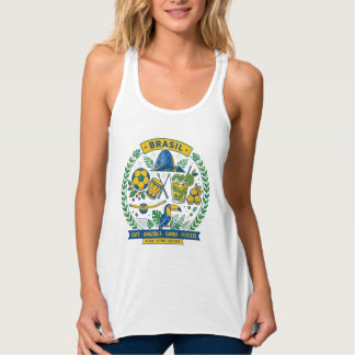 Regata Brasil Culture Badge Cafe Samba Futebol Amazonia