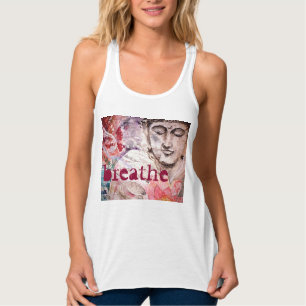 Regata Buddha respira a camisola de alças da arte da