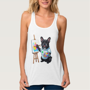 Regata Bulldogue Francês Artista French Bulldog
