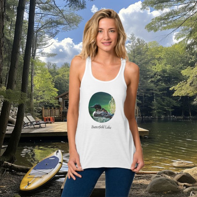 Regata Butterfield Lake White Men Loon Family (Criador carregado)