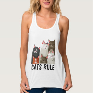 REGATA CAMISAS-T-GATO, CASAS DE REGRAS DE GATOS