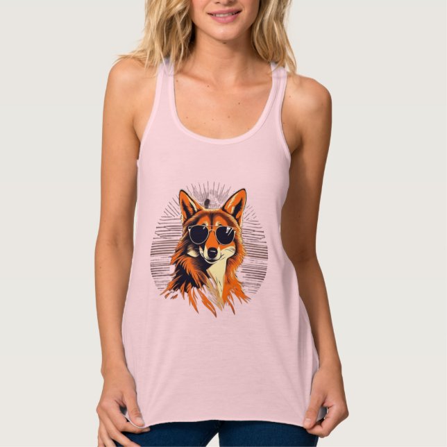 Regata Cão de lobo com óculos de sol nas ideias de presen (Frente)