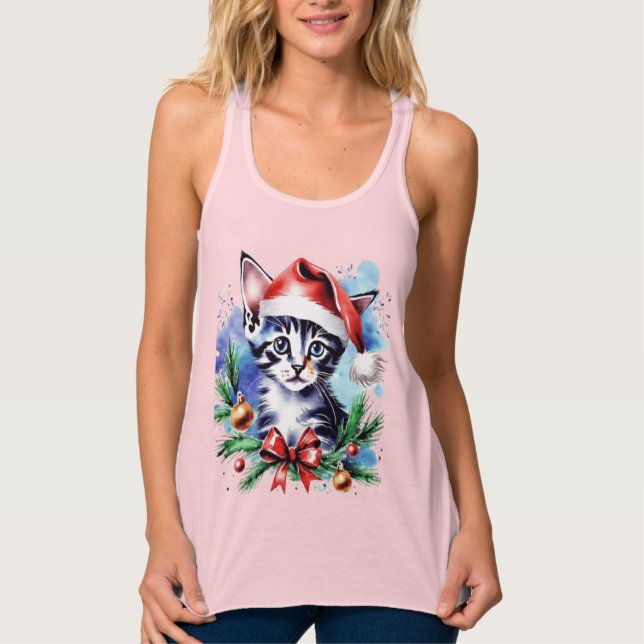 Regata Cãozinho bonitinho de Natal (Frente)