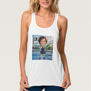 Regata Caricatura Personalizada de Remo/Pickleball