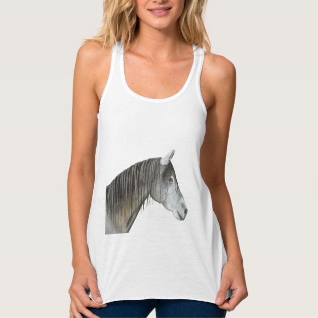 Regata Cavalo Cinza (Frente)