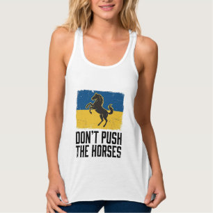 Regata Cavalo Vintage Não Empurre Os Cavalos