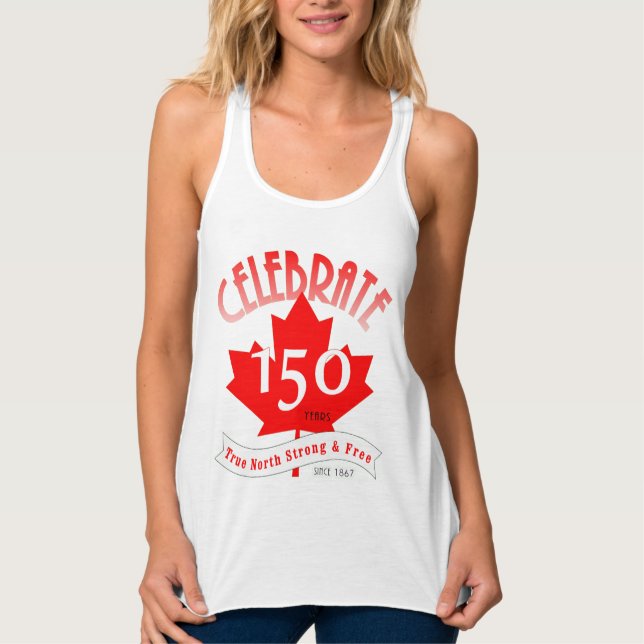 Regata Celebrar o Canadá por 150 anos - All Sport Tank (Frente)