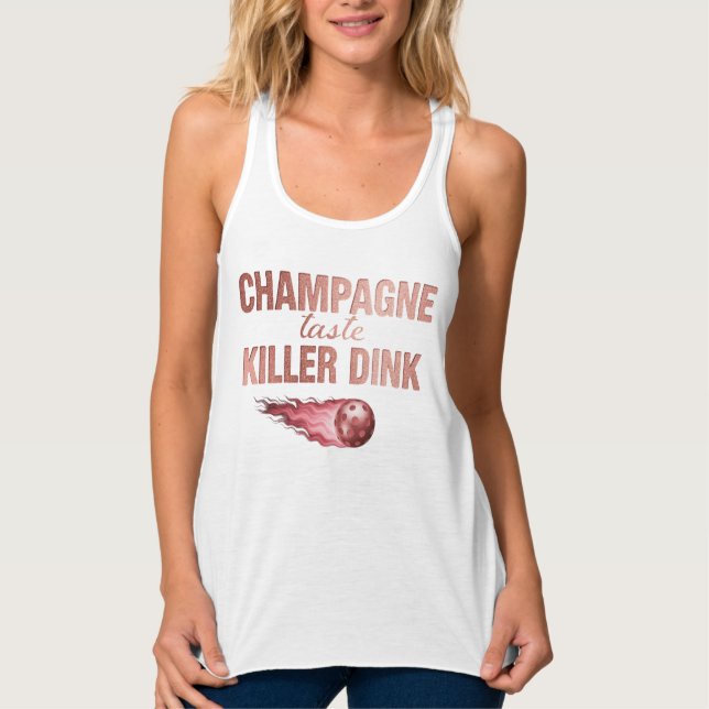 Regata Champagne Taste Killer Dink - Rose Gold Pickleball (Frente)
