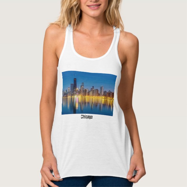 Regata Chicago Dawn Cityscape Topo (Frente)