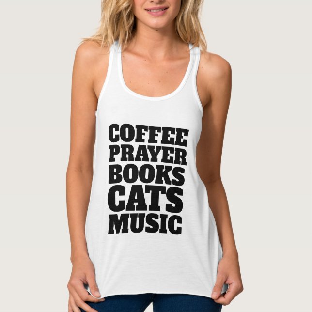 Regata COFFEE REYER CATS MÚSICA, T-Shirts Cristãs (Frente)