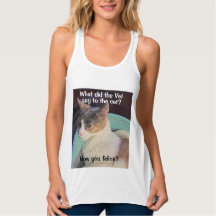 Como você se sente? Tanque feminino