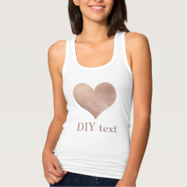 Regata Coração Dourada PixDezines