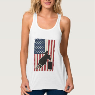 Regata Corrida de Barril Bandeira Americana Design Vetori