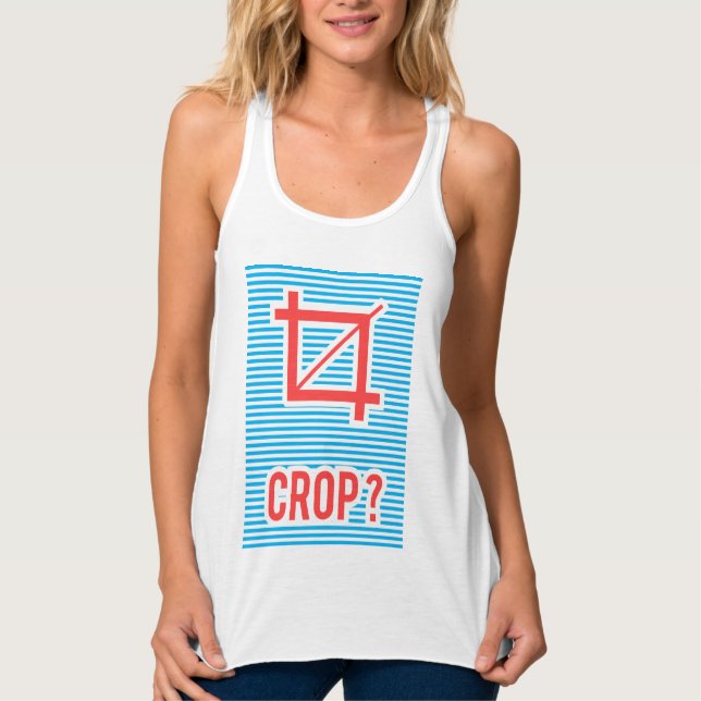 Regata Crop ?, designer gráfico para camisa, tipografia (Frente)