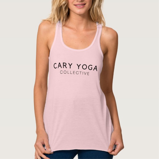 Regata CYC Simple Pink Tank - Black Writing (Frente)