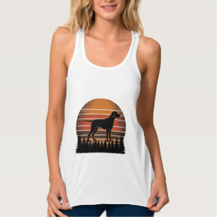 Regata Desenho Vetorial de Floresta de Caça Vintage Sunse