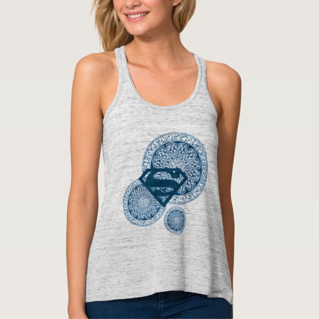 Regata Design do Círculo Azul da Supergirl (Frente)