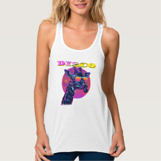 Regata Disco Girafa em Neon Shades - Animal de festa