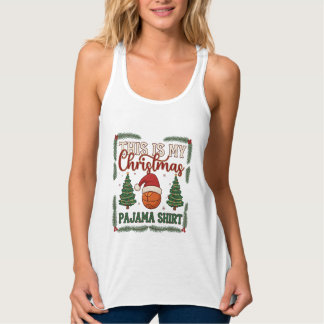 Regata É Basquete de Pijama de Natal Chapéu do Papai Noel